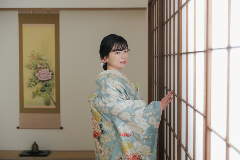 障子も使って。