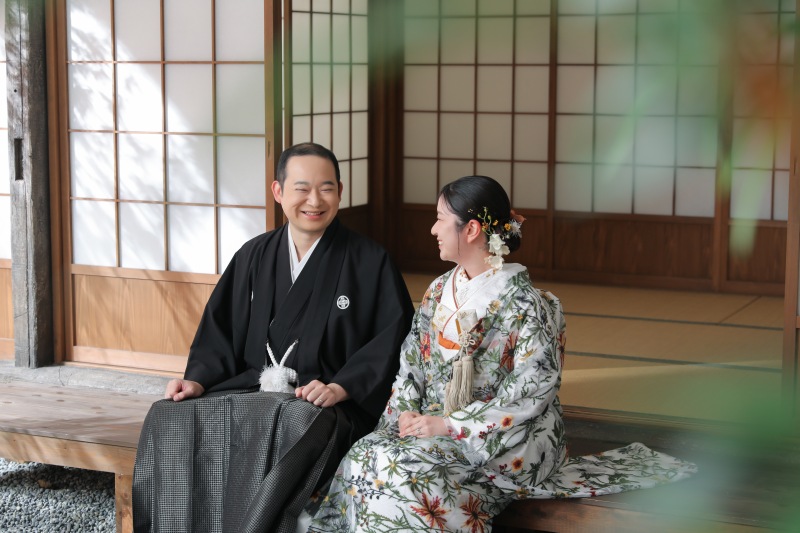 ご新郎様の表情も!