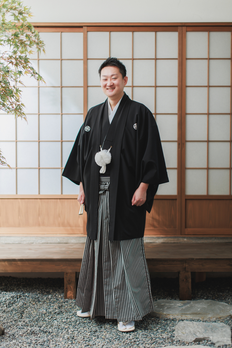 新郎様のソロカット。