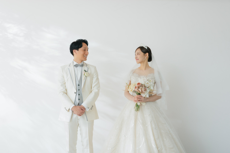 見つめ合うおふたり