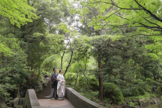 和装 有栖川宮記念公園ロケーション