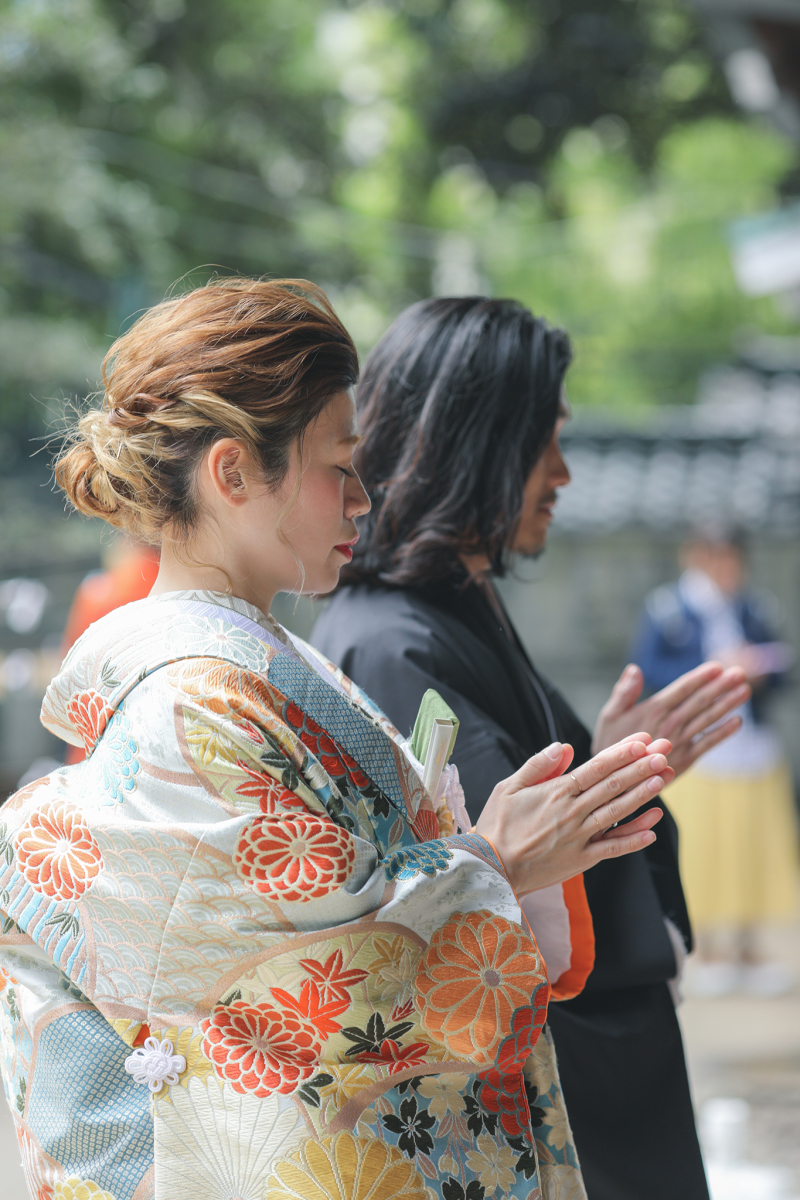 神社ならではのショット