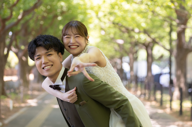 おんぶ!