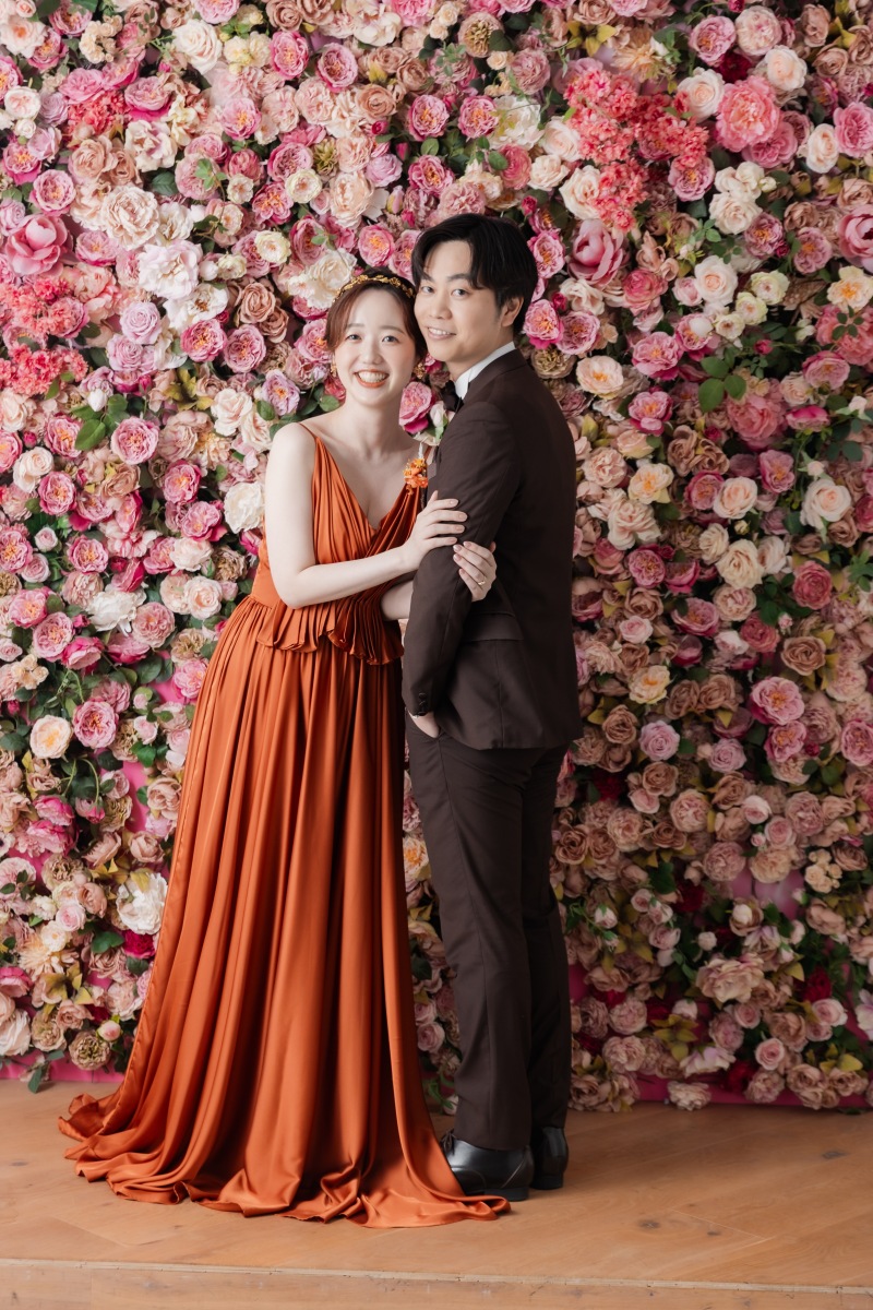 ピンクのお花の背景で