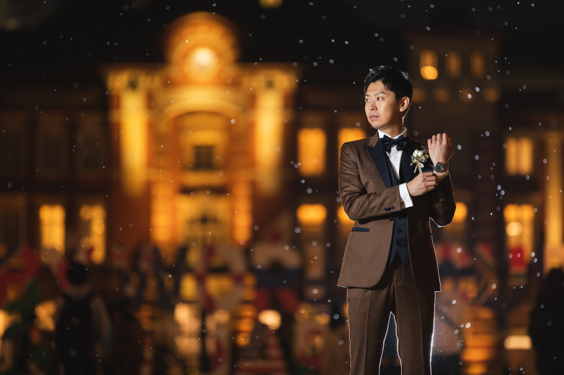 雨粒のキラキラ