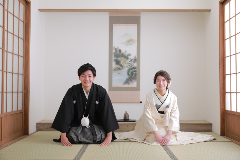 和装といったらお辞儀ショット！