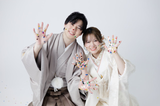 和装撮影をスタジオで♪
