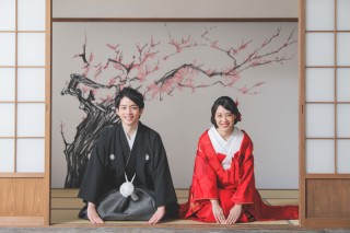 寒い冬は快適な屋内庭園スタジオ撮影✿