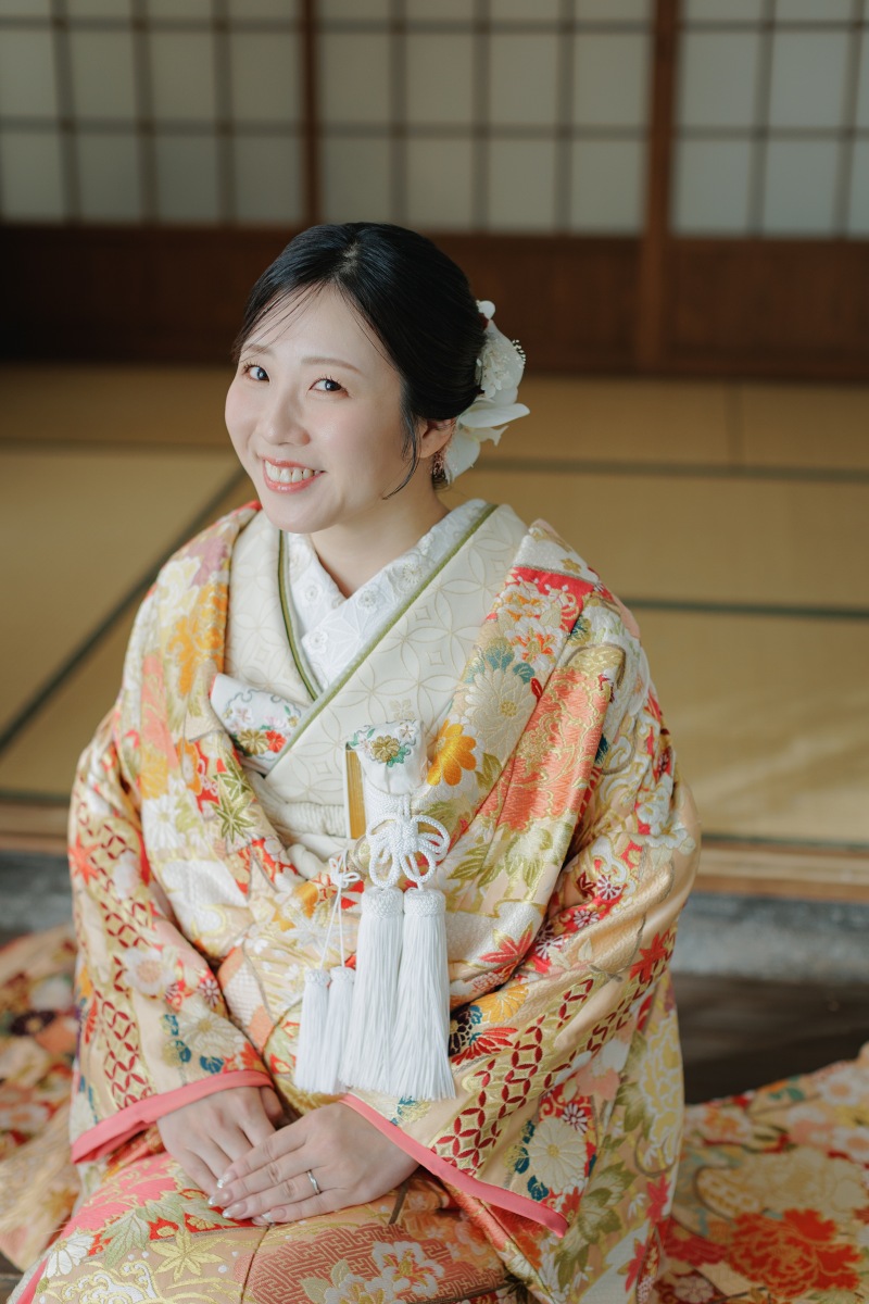 新婦様の輝きを写して