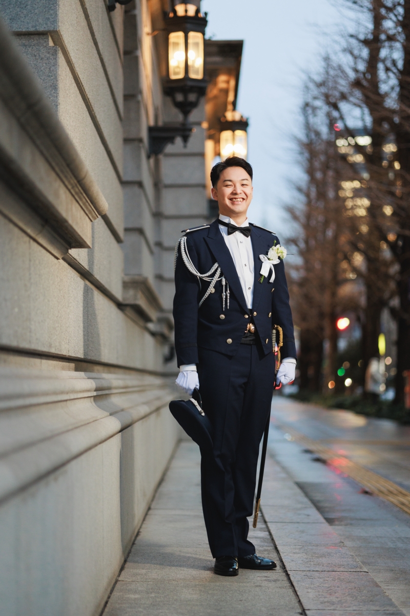 新郎様ソロカット。