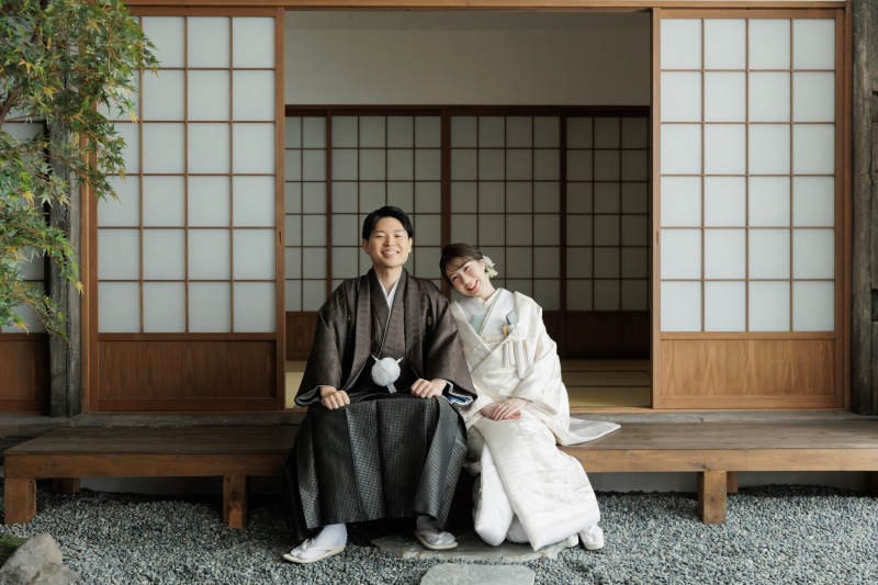 縁側でのショット！