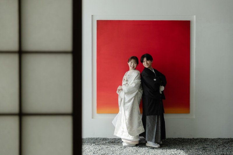 和装の撮影から