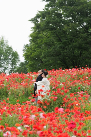 お花と緑の中で過ごした特別な一日