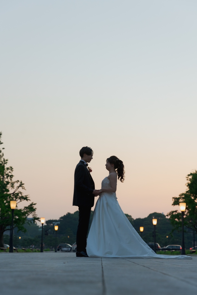 シルエットのお写真