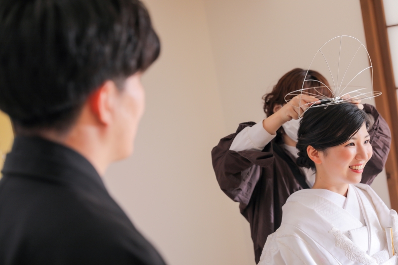 なにやら装着中