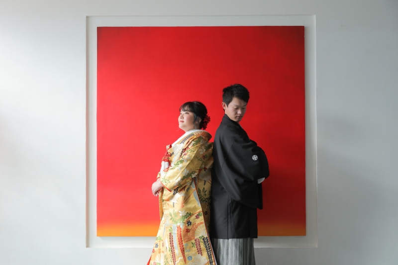 赤背景でかっこよく