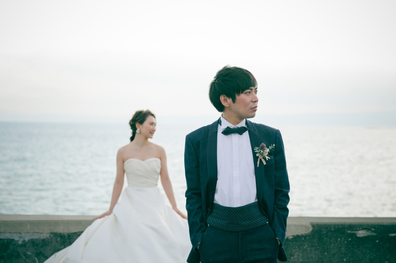 新郎さんの立ち姿、ステキです♫