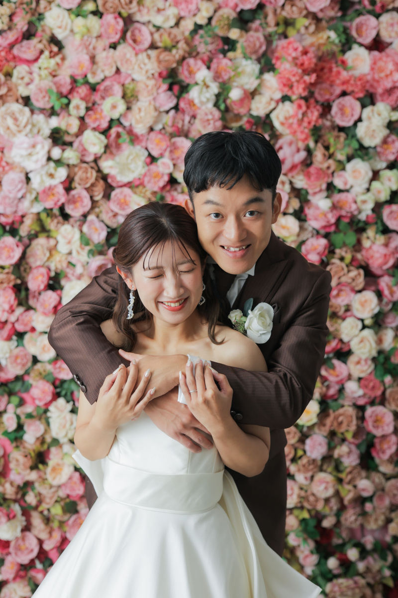 最後はぎゅっと!