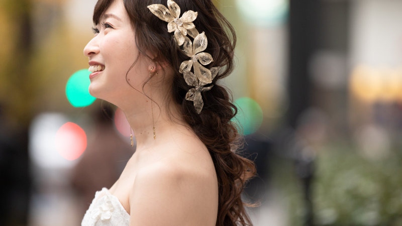 自然な笑顔が素敵です