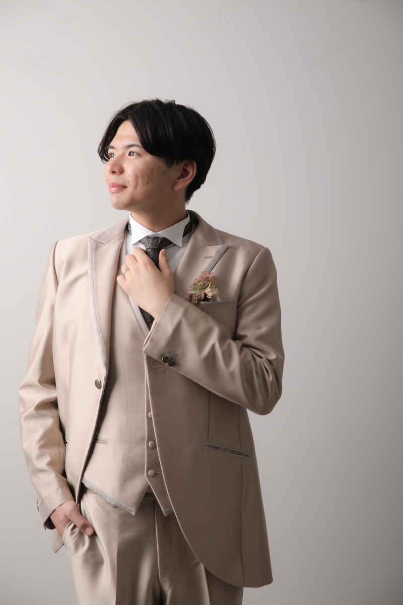 新郎さんのソロショット