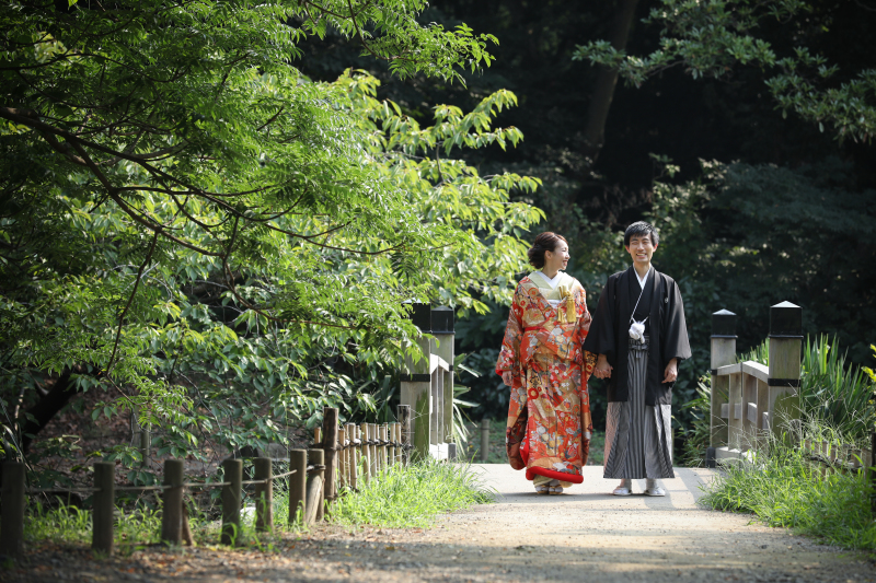 初夏の浜離宮庭園で