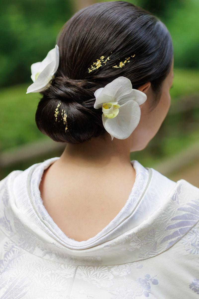 ご新婦様のヘアスタイル