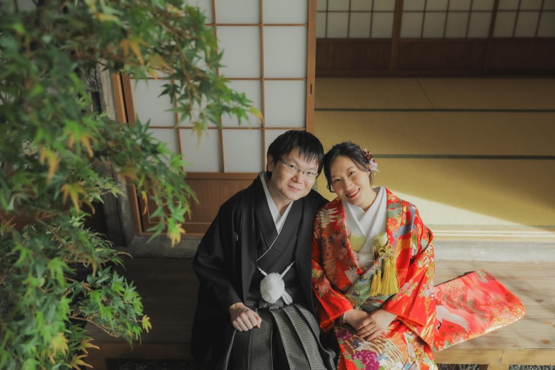 屋内庭園スタジオ撮影