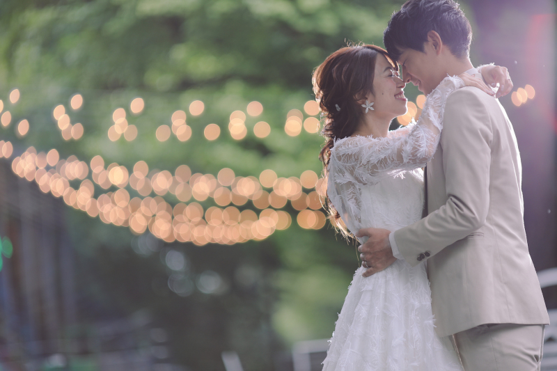 幻想的なライティング