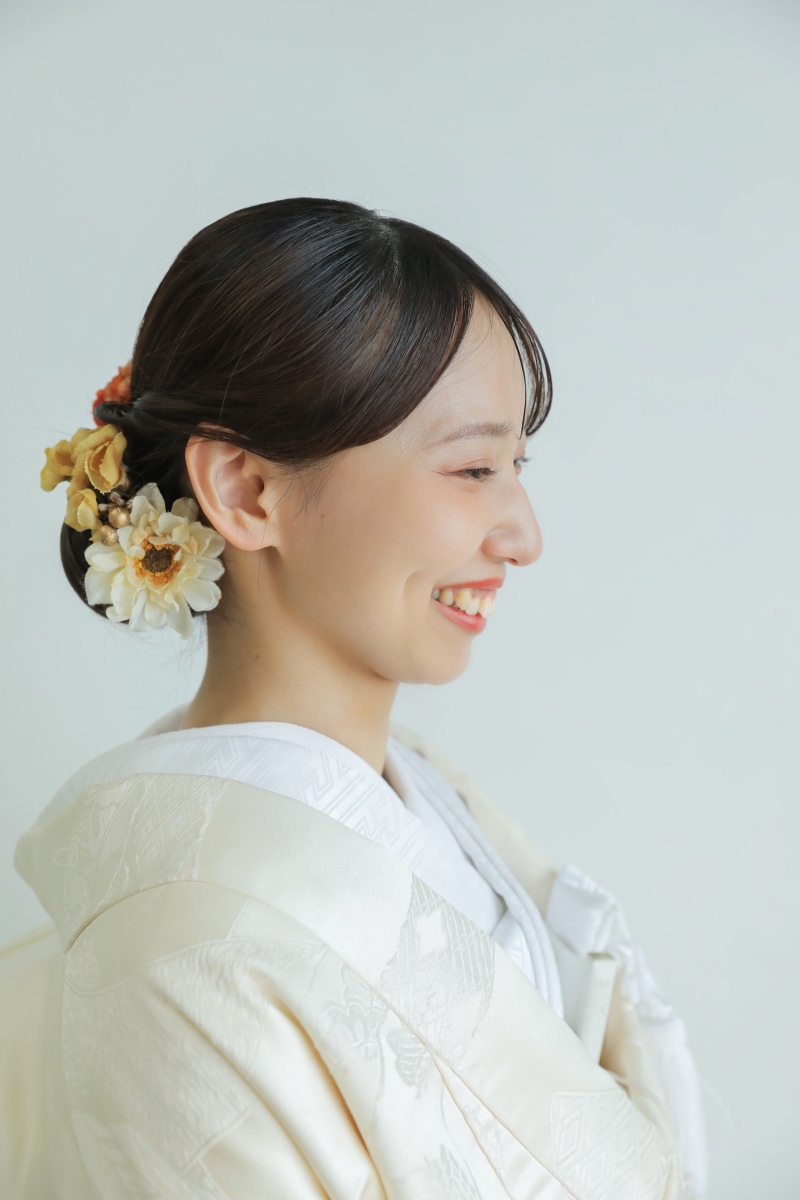 素敵なヘアスタイルもしっかり!