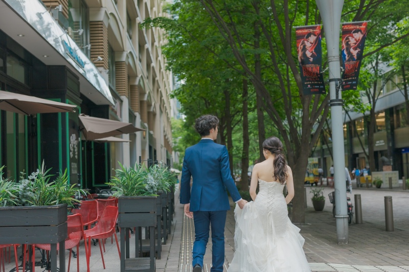 新婦様をエスコート