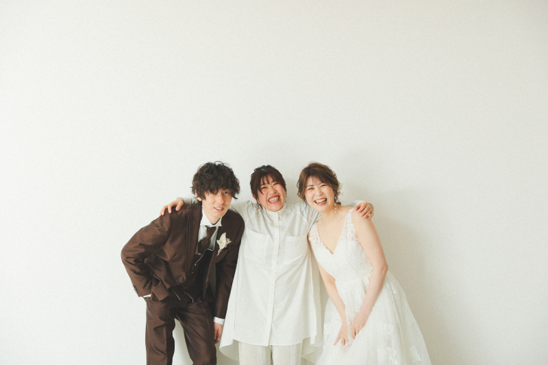 最後はヘアメイクさんと♡