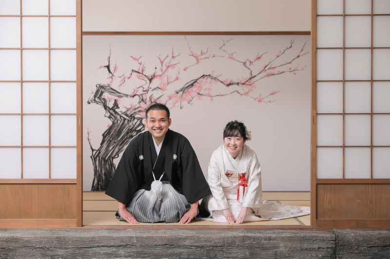 王道の正座ショット！