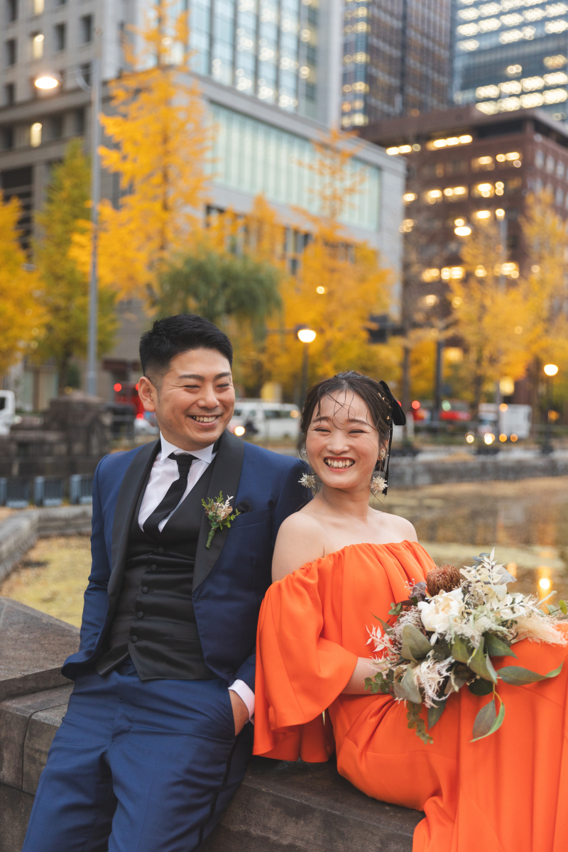 後ろの都会感も◎