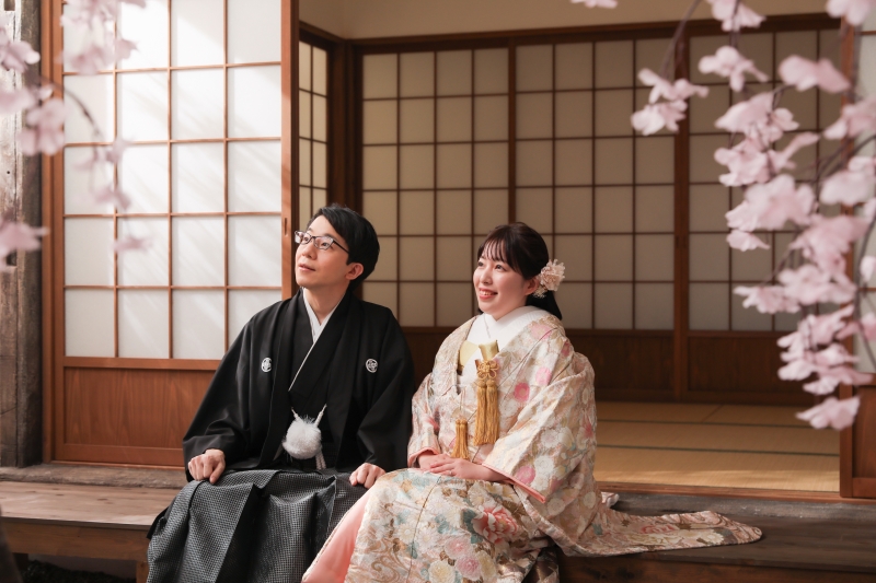 屋内庭園スタジオ撮影