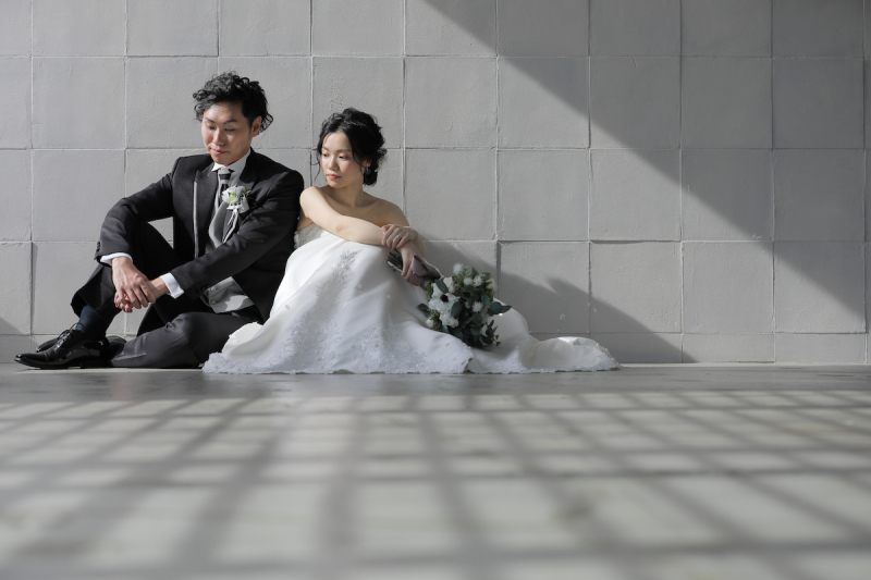 自然光でできる影を活かし♪