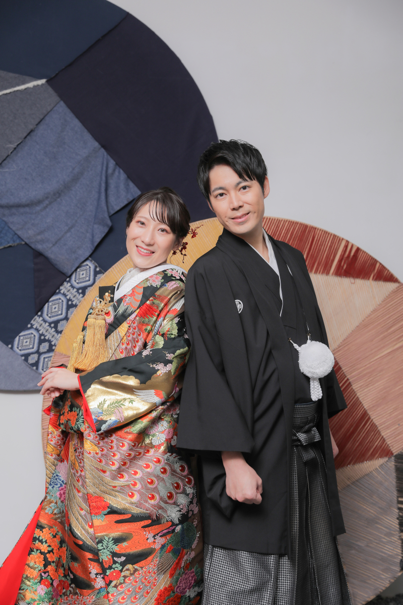 背景を変えて華やかに