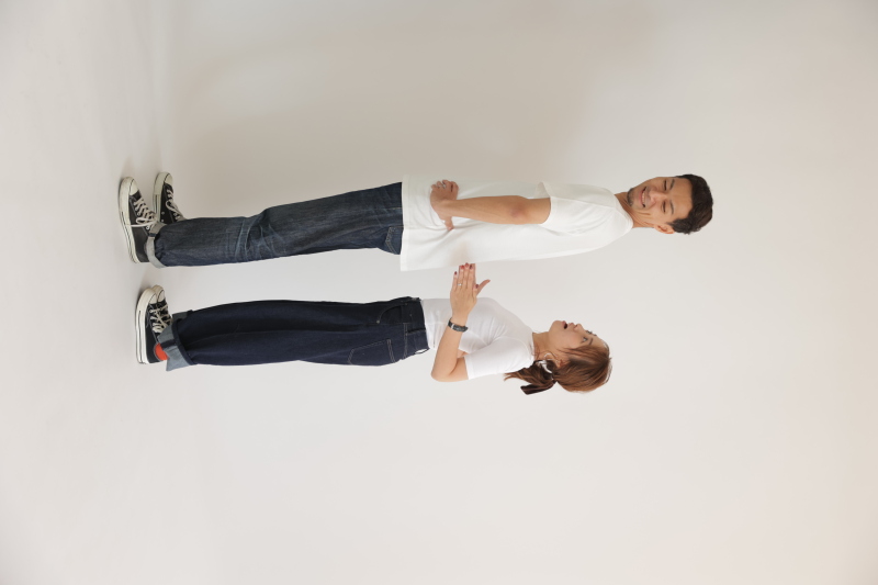 前ならえのショット＾＾