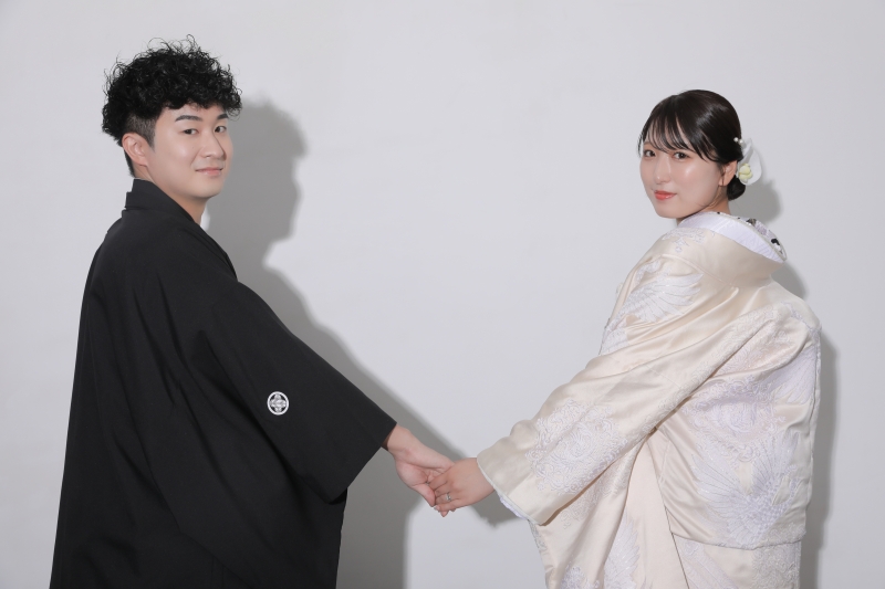 手繋ぎショット!