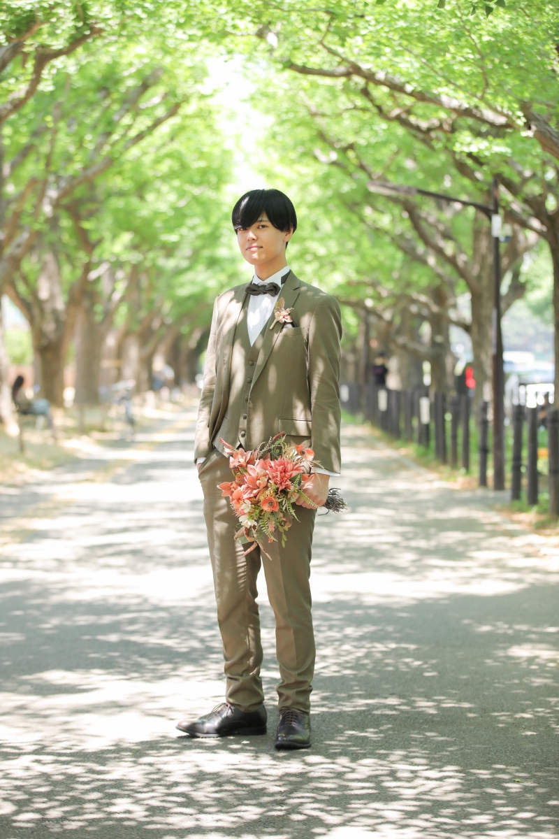 新郎さんのソロショット