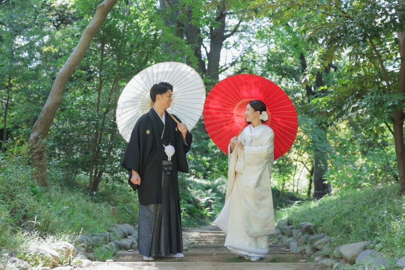 番傘をつかって