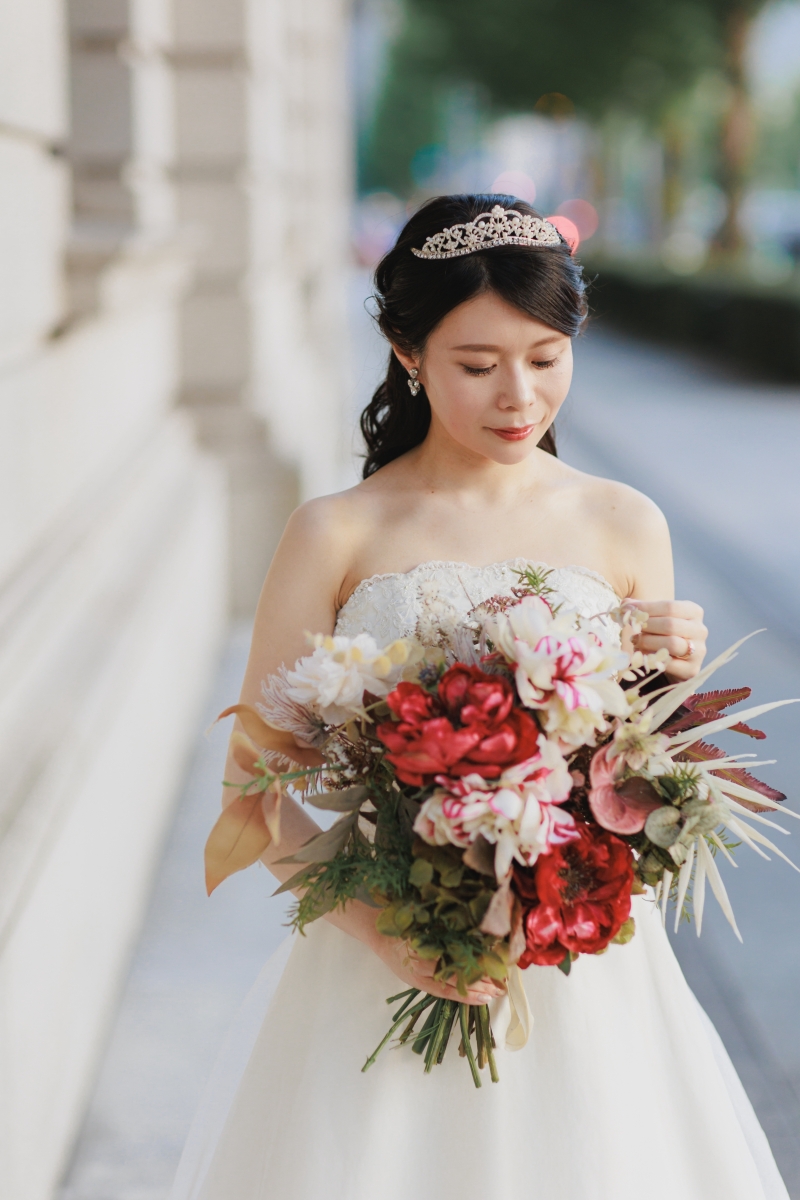 お美しい新婦様ソロカット。