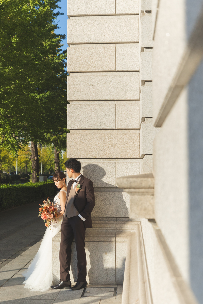丸の内が似合うお二人。