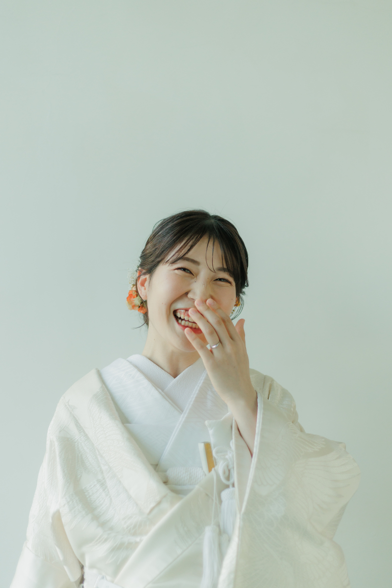 ご新婦様の笑顔