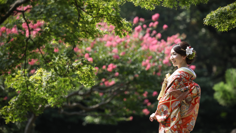 百日紅のお花と