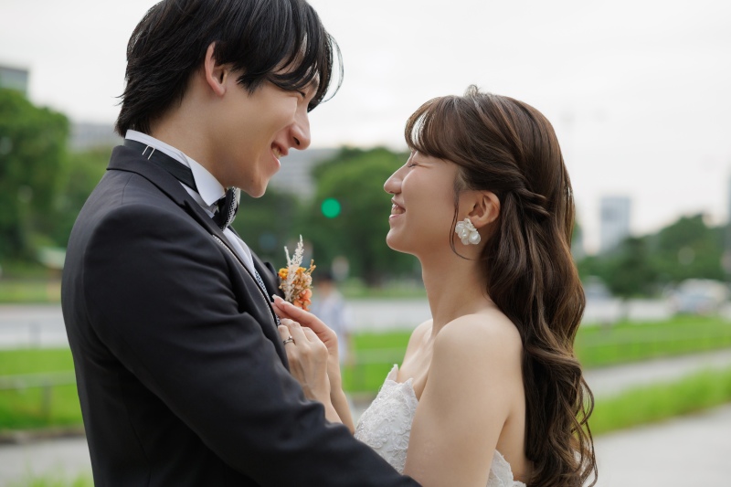 笑顔が素敵なおふたり