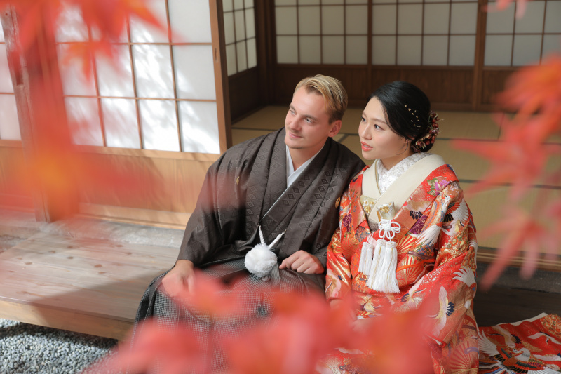 紅葉の秋