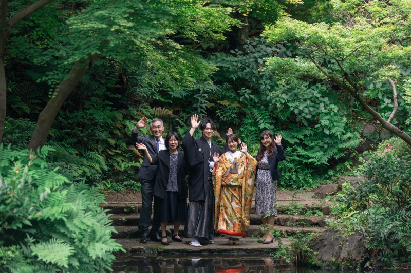 ご家族もぜひご一緒に!和装 池田山公園ロケーションのご紹介