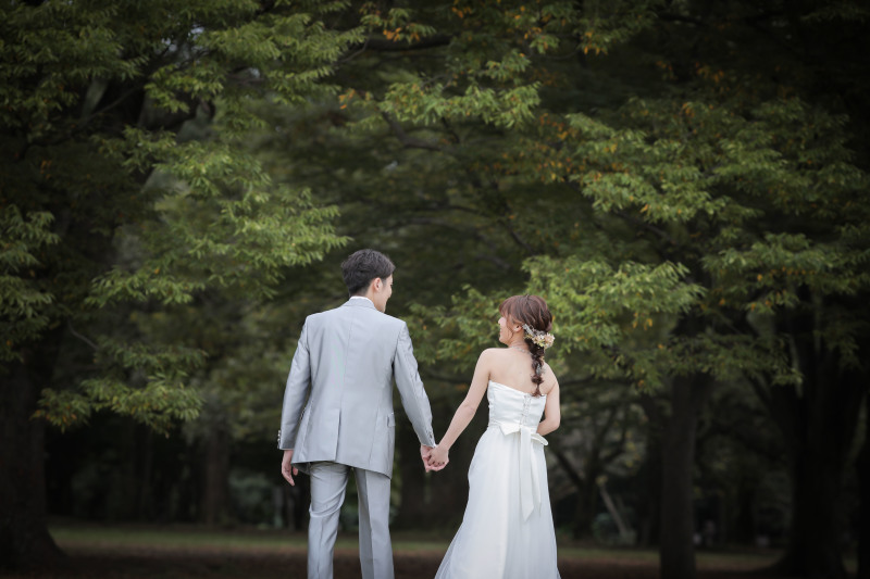 手繋ぎショット