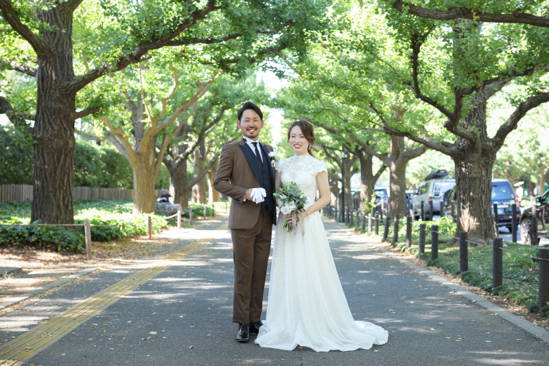 フォーマルな立ち姿のお写真