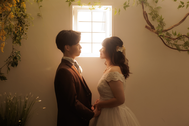 夕陽が差し込むご希望のショット